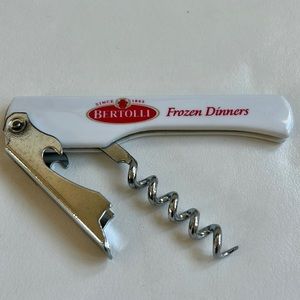Bertolli Folding Corkscrew/ Bottle Opener